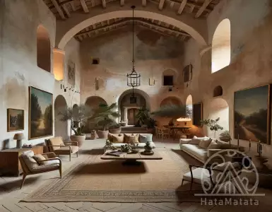 In Italy: a loving renovation of a long-empty farm.