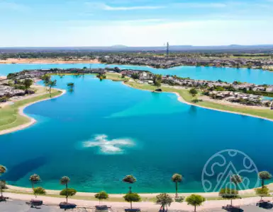 Cold plunge pools and crystalline lagoons as water-saving residential facilities.