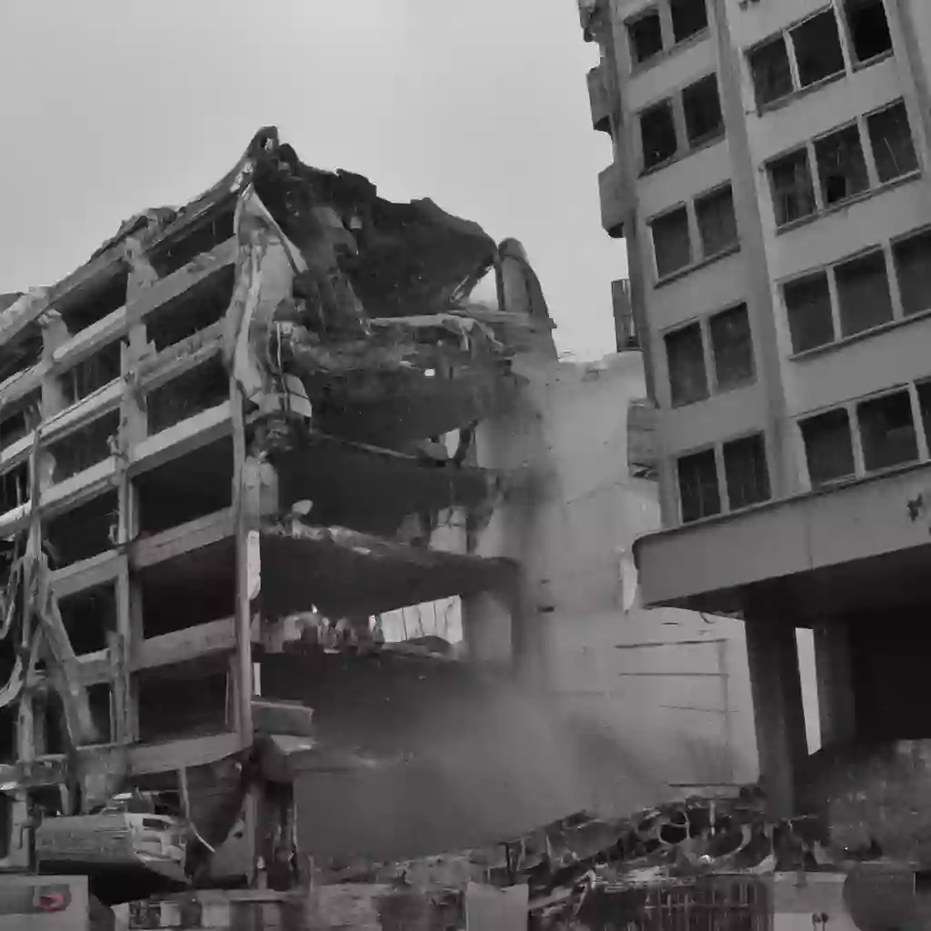 Ataturk Cultural Center is being demolished.