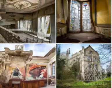 Explore the 'abandoned art palace', left to excessive decay in rural France.