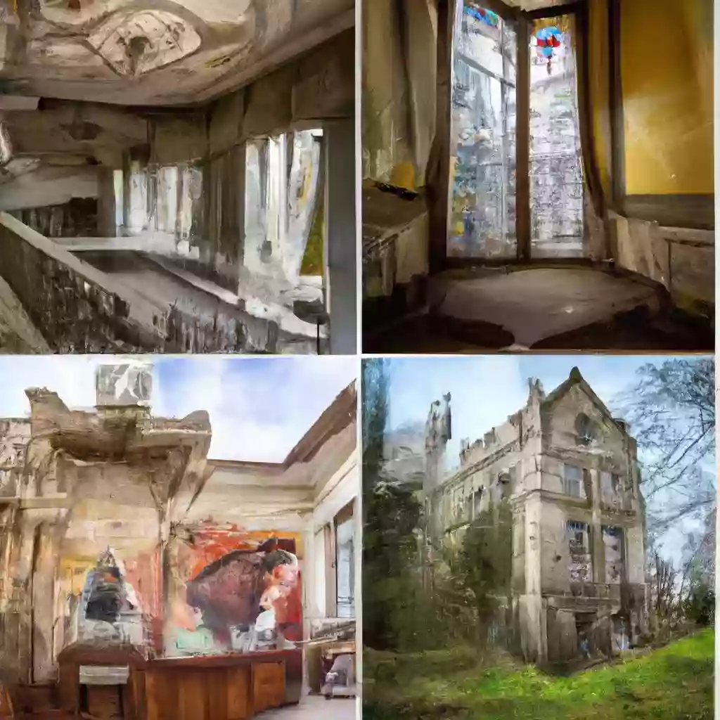 Осмотрите 'заброшенный арт-дворец', покинутый на чрезмерное рассыпание в сельской Франции