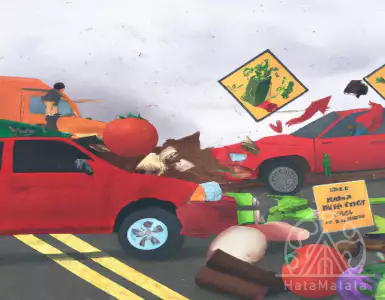 Truck collision: 1 dead, 100 corpses, and a fever.