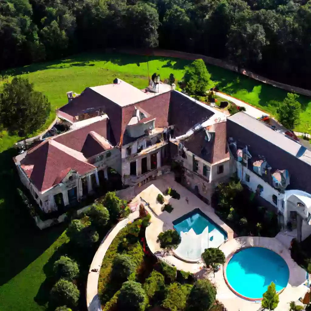 Drone photos show Tyler Perry's $100 million estate in Douglas County