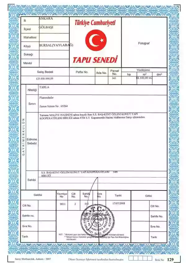 Все, что Вам нужно знать о ТАПУ в Турции.