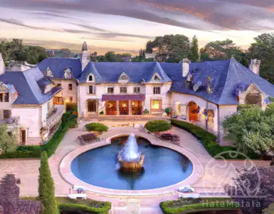 A French-style estate with 15,000 acres of open green space is up for auction.