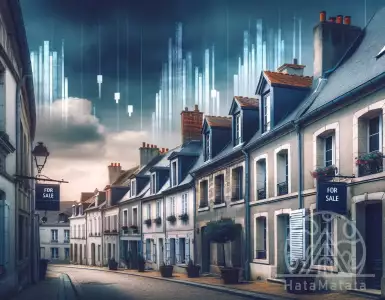 Real estate agencies are closing in France due to a decrease in sales volume.