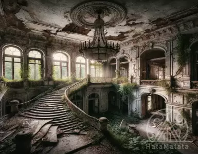 Abandoned rural estate, untouched for three decades after the death of the owners..