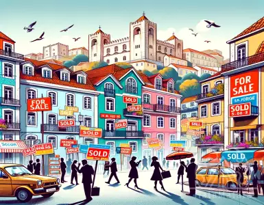 Housing prices in Lisbon continue to rise.