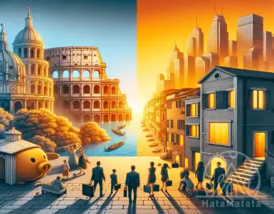 How many years of salary is needed to buy a 100 square meter house in Italy?