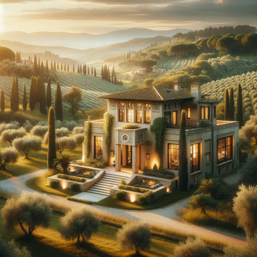 Oh, my God, I want to rent this house: Tuscany, Italy.