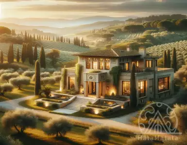 Oh, my God, I want to rent this house: Tuscany, Italy.