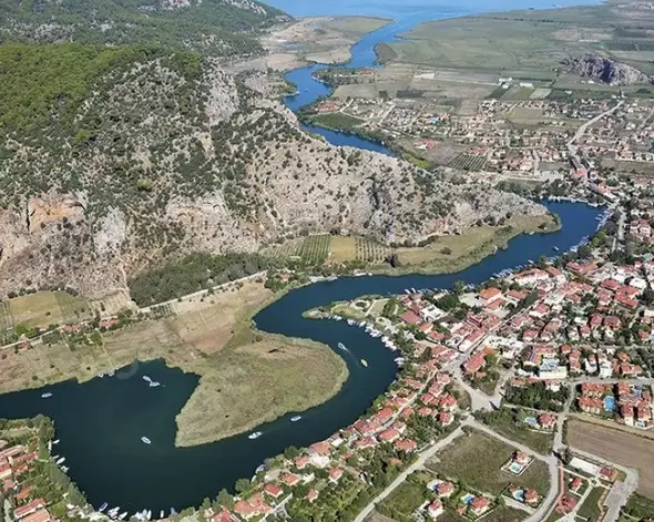 Apartments (2+1) in Dalyan \ Ortaja district, Muğla province. Turkey
