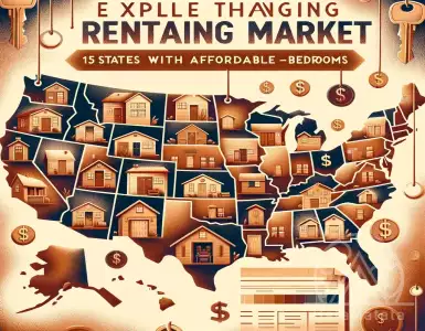 15 states where the cost of a one-bedroom apartment has declined over the year