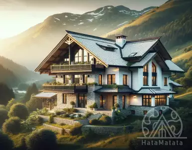 A mountain dwelling in western Serbia by EXE Studio.