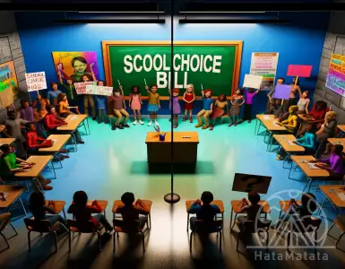 New school voucher law passed in the Georgia House of Representatives. The margin of votes was not large enough.