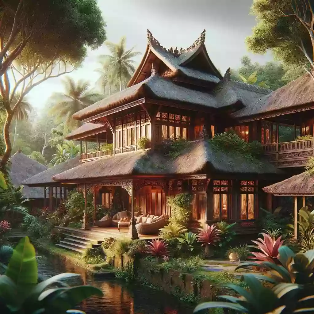 Женщина покупает традиционный дом за 8 тысяч долларов и перевозит его через всю Индонезию, чтобы создать дом своей мечты на Бали.
