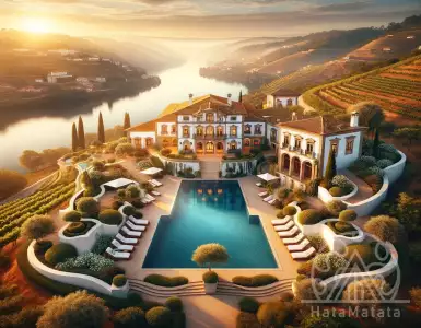 Luxury Real Estate in Portugal: Living in a villa overlooking the river on the Dura River.