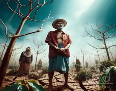 Indonesia's coffee crop has suffered due to severe weather conditions.