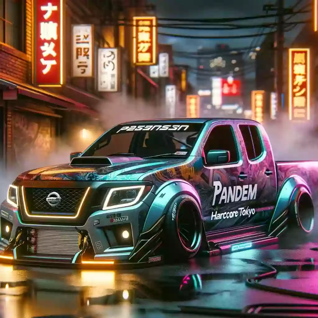 Pandemic превращает Nissan Frontier в утилитарного токийского зверя - Speedhunters.