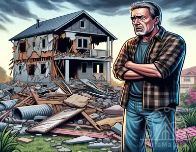 A Georgia homeowner returns from vacation and finds his property destroyed