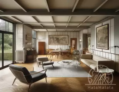 Loud brands: a house in Champagne Country that's full of sparkle.