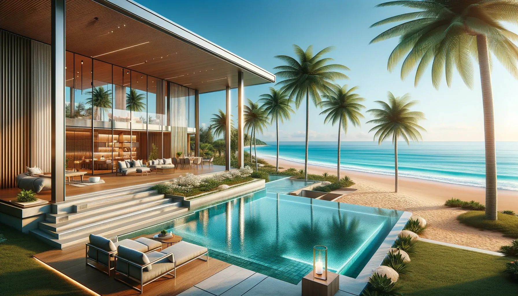 A fabulous beachfront villa in North Bali.