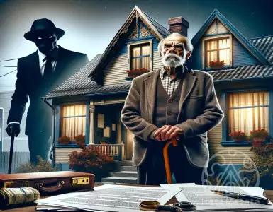 An elderly Georgian landlord is forced to leave and is arrested after a fraudster's statement: We feel like vagabonds.