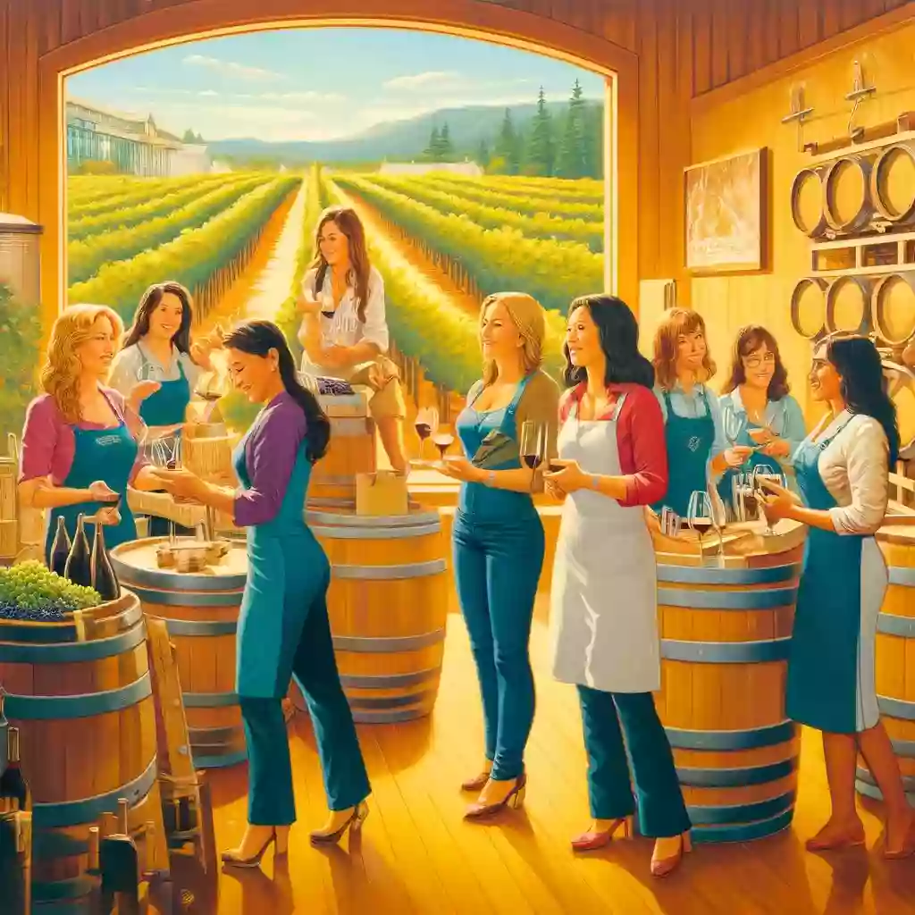 Женщины, создающие вино в погребах Cakebread Cellars, Часть Вторая.