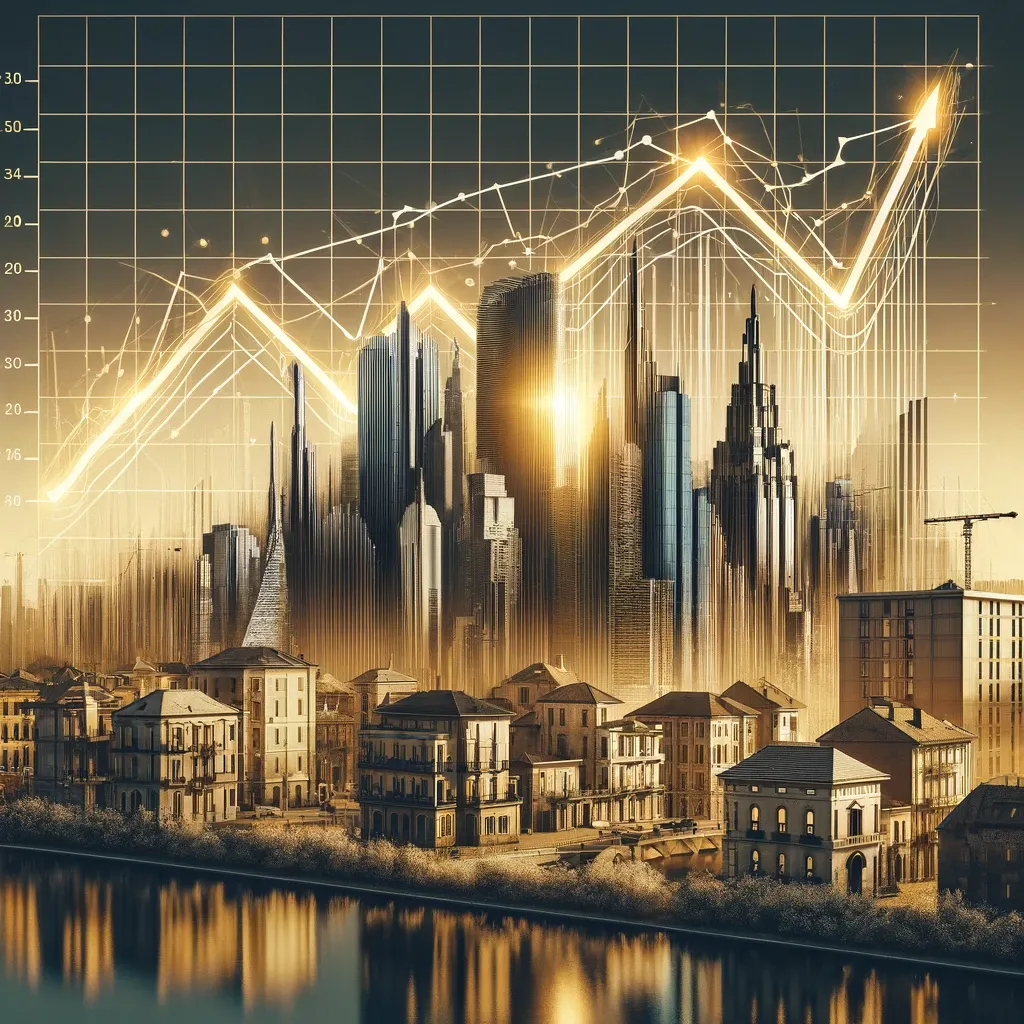 In Milan, real estate prices are rising.
