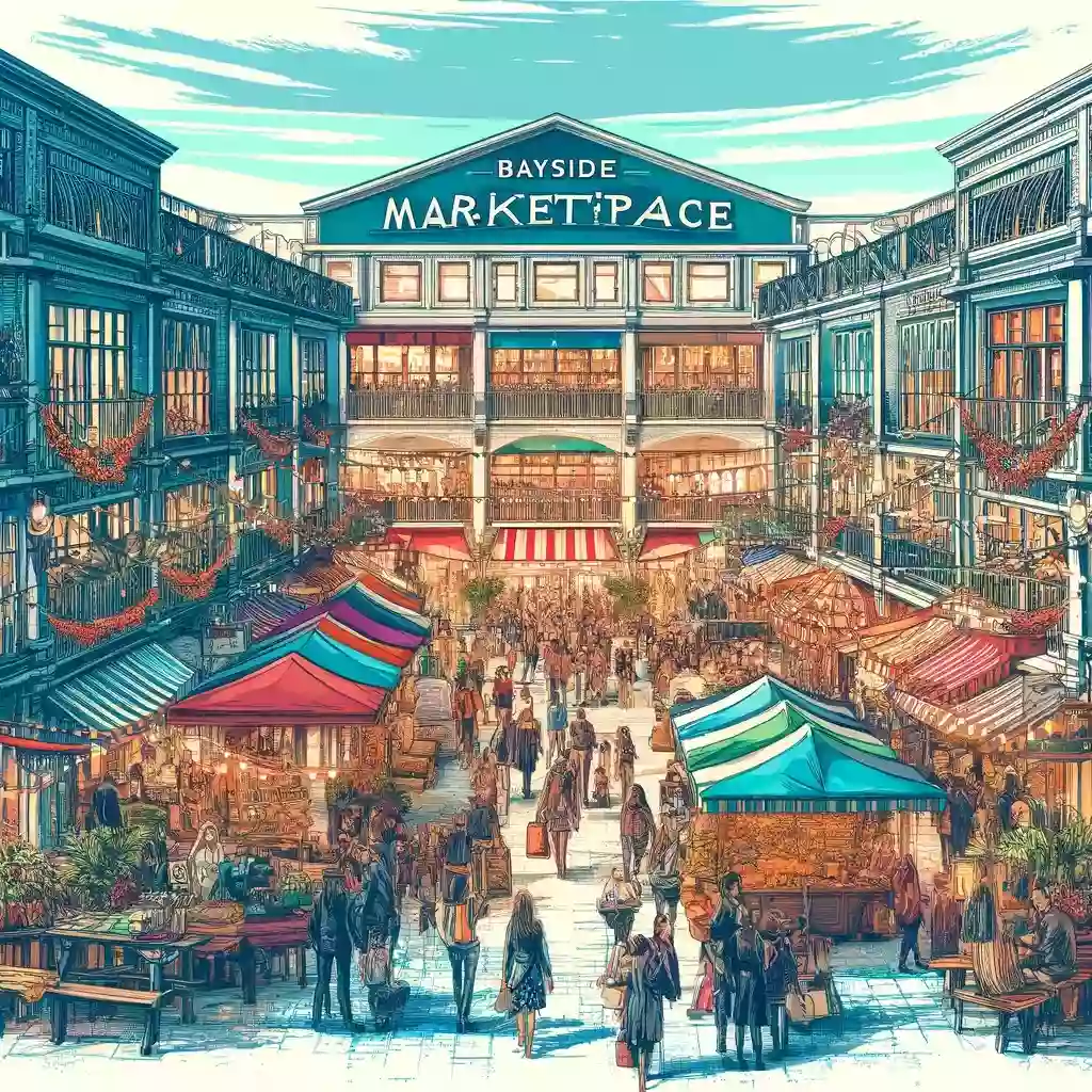 Отзыв о Bayside Marketplace: Покупки и рестораны в Майами перед круизом.