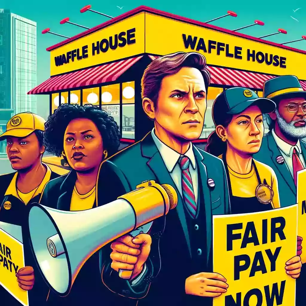 Waffle House критикуют за обязательные вычеты из зарплаты на питание сотрудников.