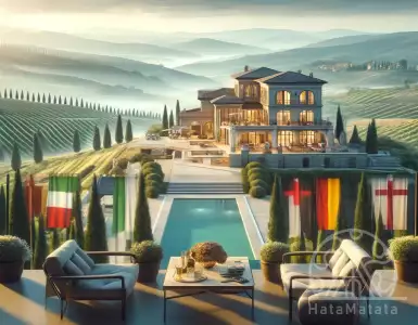 The USA and Germany are leading in interest in foreign luxury real estate in Italy.