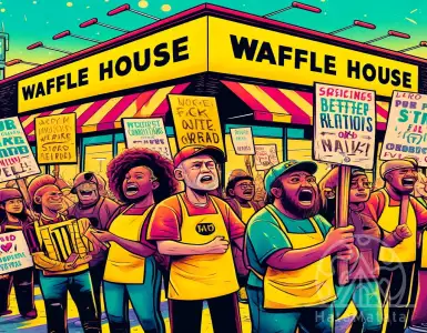 Strike at Georgian Waffle House over mandatory meal deductions