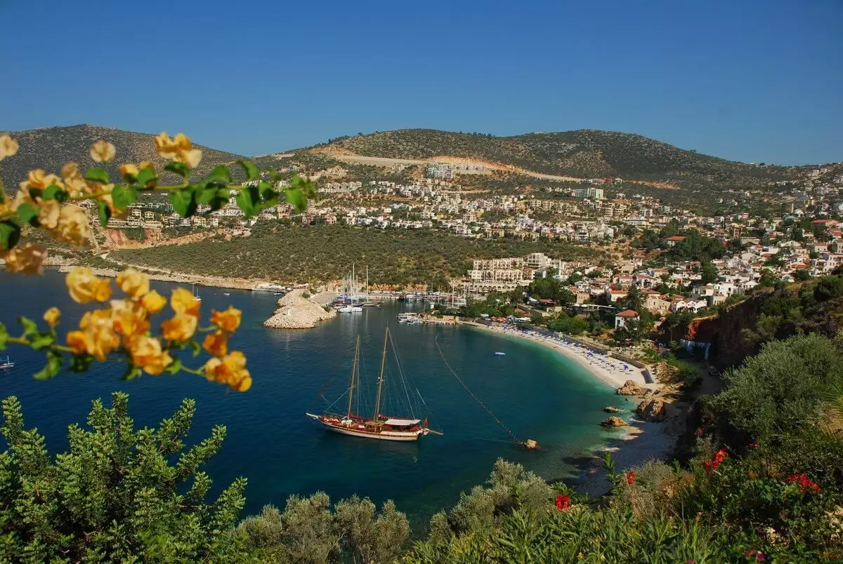 Kalkan on the Mediterranean coast. Antalya Province \ Turkey
