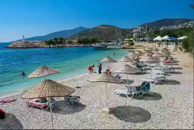 Kalkan on the Mediterranean coast. Antalya Province \ Turkey