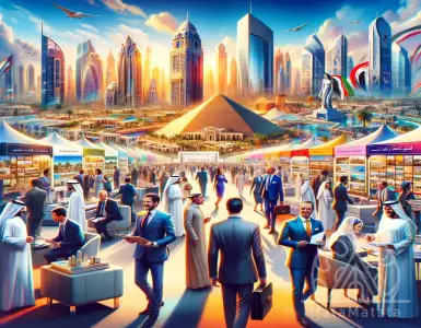 20 Egyptian companies are participating in the Nile real estate exhibition in the UAE. Photos - Seventh Day.