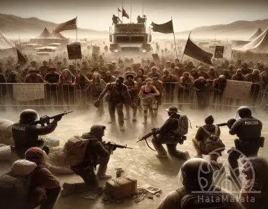 Blocking Burning Man and Van Gogh vandalism: environmental activists stop playing nice.