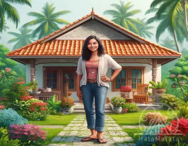 House for sale in Indonesia - with a free wife