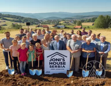 Johnny and Friends are starting the construction of Johnny's House in Serbia.