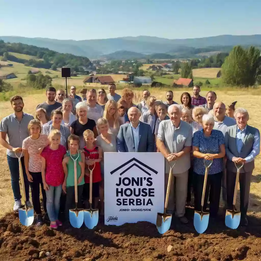 Johnny and Friends are starting the construction of Johnny's House in Serbia.