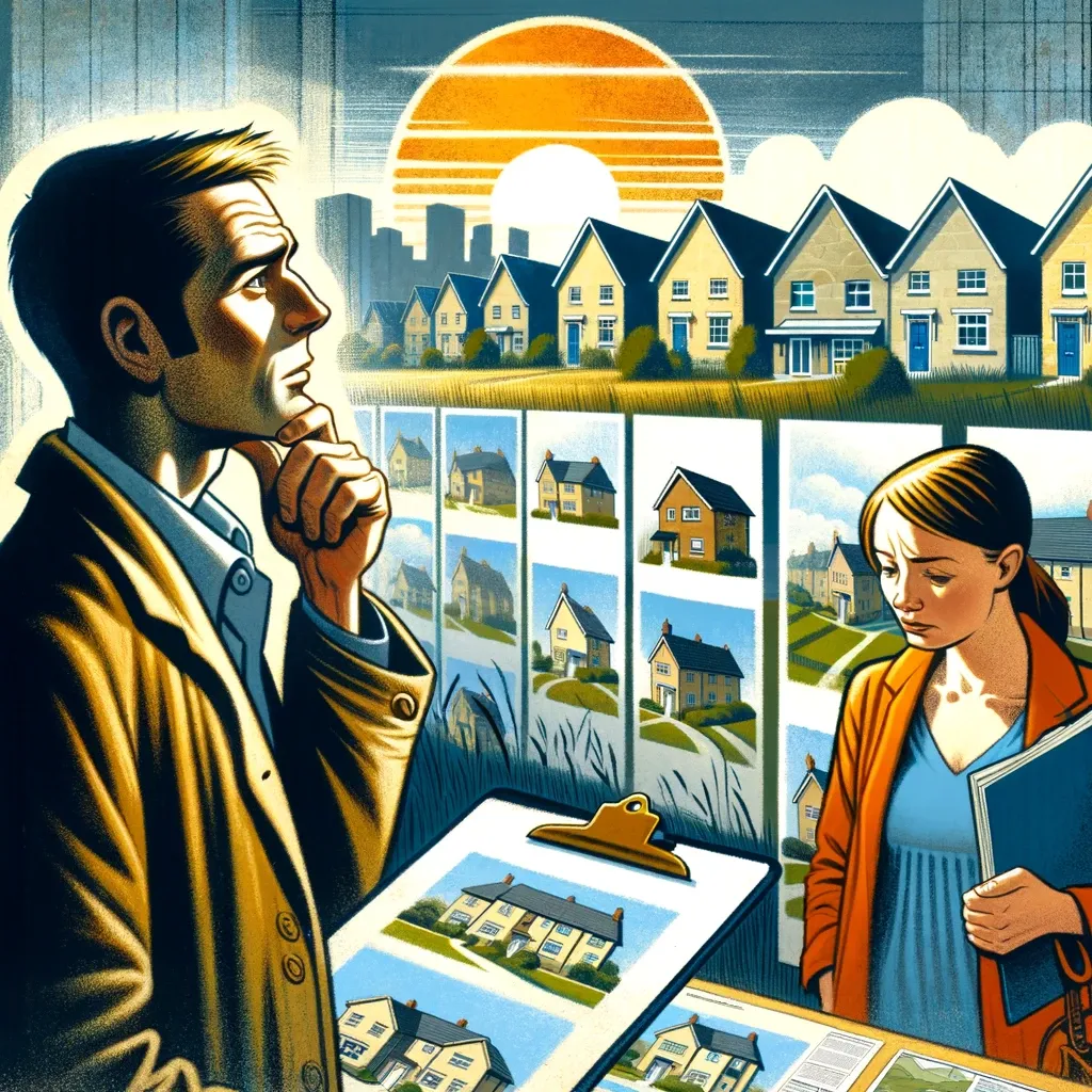 Johnny Irwin from "A Place in the Sun" is criticized for his "wrong" choice of house: "Unlucky!"