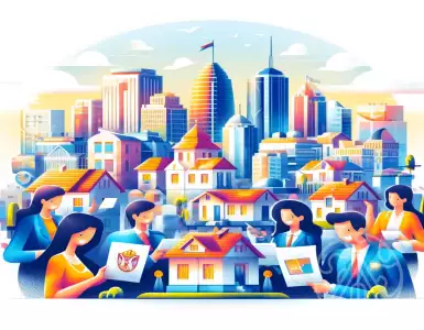 What does the real estate market statistics in Serbia say?