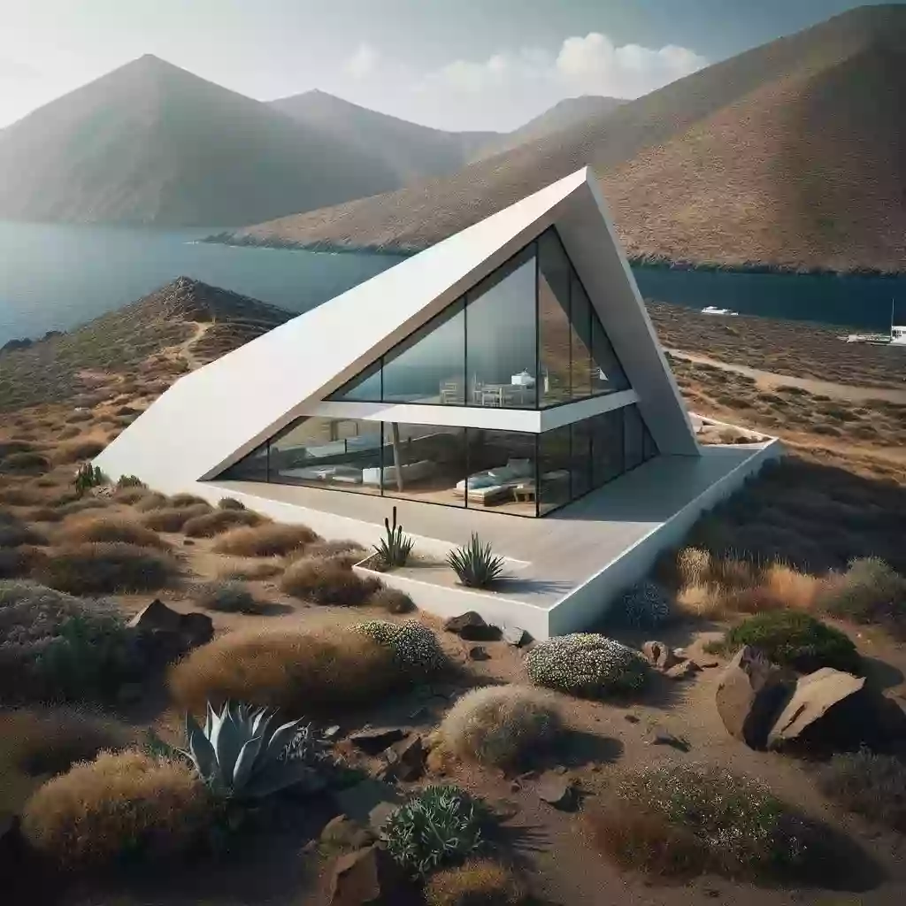 Дом в форме треугольника / React Architects