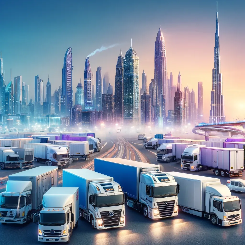 Market forecast for the rental and leasing of commercial vehicles in the UAE until 2028, involving companies such as Diamondlease, Unisys Technologies, Belhasa, Pickup Rentals, and United Movers Dubai.