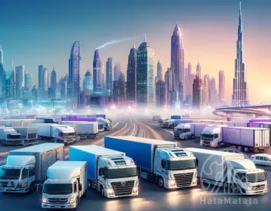 Market forecast for the rental and leasing of commercial vehicles in the UAE until 2028, involving companies such as Diamondlease, Unisys Technologies, Belhasa, Pickup Rentals, and United Movers Dubai.