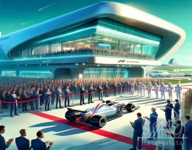 The Andretti F1 team officially opens a new building in Silverstone.