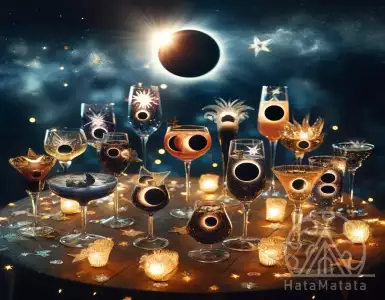 Raise a glass to the solar eclipse with light cocktails inspired by the eclipse: Enjoy the view!