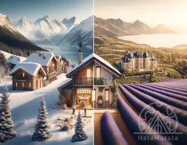 The cheapest and the most expensive sectors of the French real estate market.