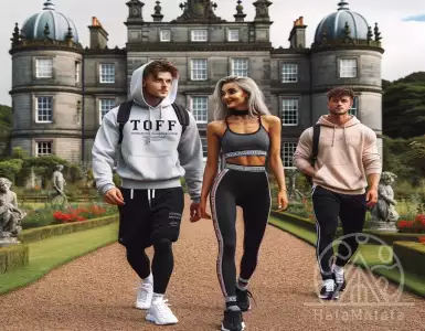 Georgia 'Toff' Toffolo visits TK Maxx and Haddo House in Aberdeen.