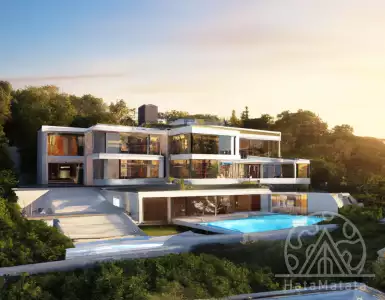 The first Lamborghini real estate project in Europe - 53 luxury villas inspired by Lamborghini supercars, on a hill overlooking the Mediterranean Sea on the southern coast of Spain
